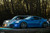 Lowered Blue Nissan 370Z With Anthracite Forgestar CF5V Rims