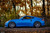 Lowered Blue Nissan 370Z With Anthracite Forgestar CF5V Rims