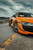 Orange Audi R8 With Anthracite Forgestar CF5V Rims