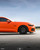 Orange Ford Mustang GT with Satin Black Forgestar F14 Wheels