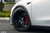 White Tesla Model Y with Forgestar F14 Gloss Black Rims