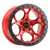 WELD Off-Road Ledge Beadlock 5x127 17x10 -25 Candy RED / RED Ring