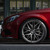 Red Mercedes E400 with Rohana RFX17 Titanium Rims