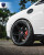 White Ford Mustang with Rohana RFX15 Concave Wheels