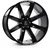 Axe ARTEMIS 5x127/5x139.7 22X12 -44 GLOSS BLACK MILLED
