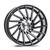 Axe ZX1 5x108 18X8+40 BLACK AND POLISHED FACE