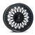 Axe EX10 BLANK 18X8+40 SATIN BLACK