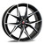 Axe EX27 5x100 18X8+35 BLACK AND POLISHED FACE