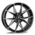 Axe EX27 5x112 18X8+35 BLACK AND POLISHED FACE