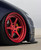 Aodhan DS09 5x100 18x8.5+35 Candy Red w/ (Chrome Rivets)