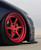 Aodhan DS09 5x114.3 18x10.5+22 Candy Red w/ (Chrome Rivets)