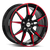 Shift Blade 5x100 18x8 +35 Gloss Black Candy Red Machine