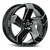 Strada Coltello 5x114.3 22x9 +35 Gloss Black Milled Edge
