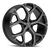 Xcess 5 Flake 5x114.3 20x8.5 +35 Gloss Black Milled