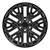 OE Wheels CV37 6x139.7 20x9+28 Satin Black with Milled Edge