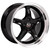 OE Wheels FR04A 4x108 17x9+20 Black