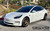 White Tesla Model 3 With Bronze 9Six9 SIX-1 Wheels