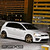 White Volkswagen Golf R MK7 With Bronze 9Six9 SIX-1 Wheels