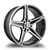 G - LINE ALLOYS G5067 5x112/5x114.3 17x7.5+35 BLACK / MACHINED