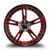 MARQUEE WHEELS M3247 5x115 22x10.5+20 BLACK / RED MILLING