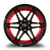 MARQUEE WHEELS M3259B 6x135 22x9.5+25 BLACK / RED MILLING