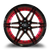 MARQUEE WHEELS M3259B 6x135 22x9.5+25 BLACK / RED MILLING