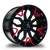 MARQUEE WHEELS M3371 5x112 20x10.5+38 BLACK / RED