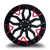 MARQUEE WHEELS M3371 5x112 20x10.5+38 BLACK / RED