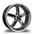 MARQUEE WHEELS M5330A 5x120 22x10.5+15 BLACK / MACHINED/STAINLESS LIP