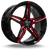 MARQUEE WHEELS M8888 5x114.3 18x8.5+35 BLACK / RED MILLING