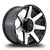 WHITE DIAMOND W2804 5x139.7 15x8-10 BLACK / MACHINED