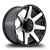 WHITE DIAMOND W2804 5x139.7 15x8-10 BLACK / MACHINED