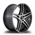 WHITE DIAMOND W3184 5x120 20x9+35 BLACK / MACHINED
