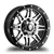 WHITE DIAMOND W3310 5x114.3 16x8-10 BLACK / MACHINED