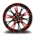WHITE DIAMOND W667 5x112/5x114.3 16x7+35 BLACK RED FACE