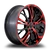 WHITE DIAMOND W667 5x112/5x114.3 16x7+35 BLACK RED FACE