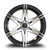 WHITE DIAMOND W8154 6x139.7 20x9.5+10 BLACK / MACHINED