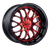 F1R F21 5x114.3/5x120 18x9.5 +40 Candy Red/Black Lip v2