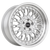 ARC AR1 5x120 17x8.5  +35 Silver Machine Face Lip Chrome Rivet