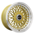 Vors VR3 4x100/4x114.3 15x8  +20 Gold Machine Lip Gold Rivet