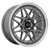 Vors VR7 4x108 16x7  +38 Gun Metal Machine Lip Chrome Rivet