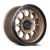 LOCK OFFROAD 50CAL 5x127 17x9 -12 Matte Desert Bronze W Matte Black Ring