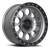 LOCK OFFROAD 50CAL 5x127 17x9 +0 Matte Grey W Matte Black Ring