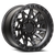 LOCK OFFROAD LUNATIC 5x127 17x9 -12 Matte Black W Matte Black Ring