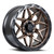 LOCK OFFROAD MATRIX 5x127/5x139.7 17x9 +0 Matte Bronze W Matte Black Ring