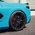 Light Blue 2021 C8 Corvette with Black Avant Garde M520R Wheels