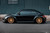 Lowered Volkswagen Beetle with Avant Garde m540 gold rims