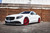 White Mercedes S63 AMG 2020 with Avant Garde M615 Candy Red Rims