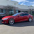 Red 2012 Tesla Model S with Avant Garde M615 Silver Multi Spoke Wheels