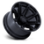 Fuel 1PC FC401 BRAWL 8X170 22x12 -44 MATTE BLACK WITH GLOSS BLACK LIP